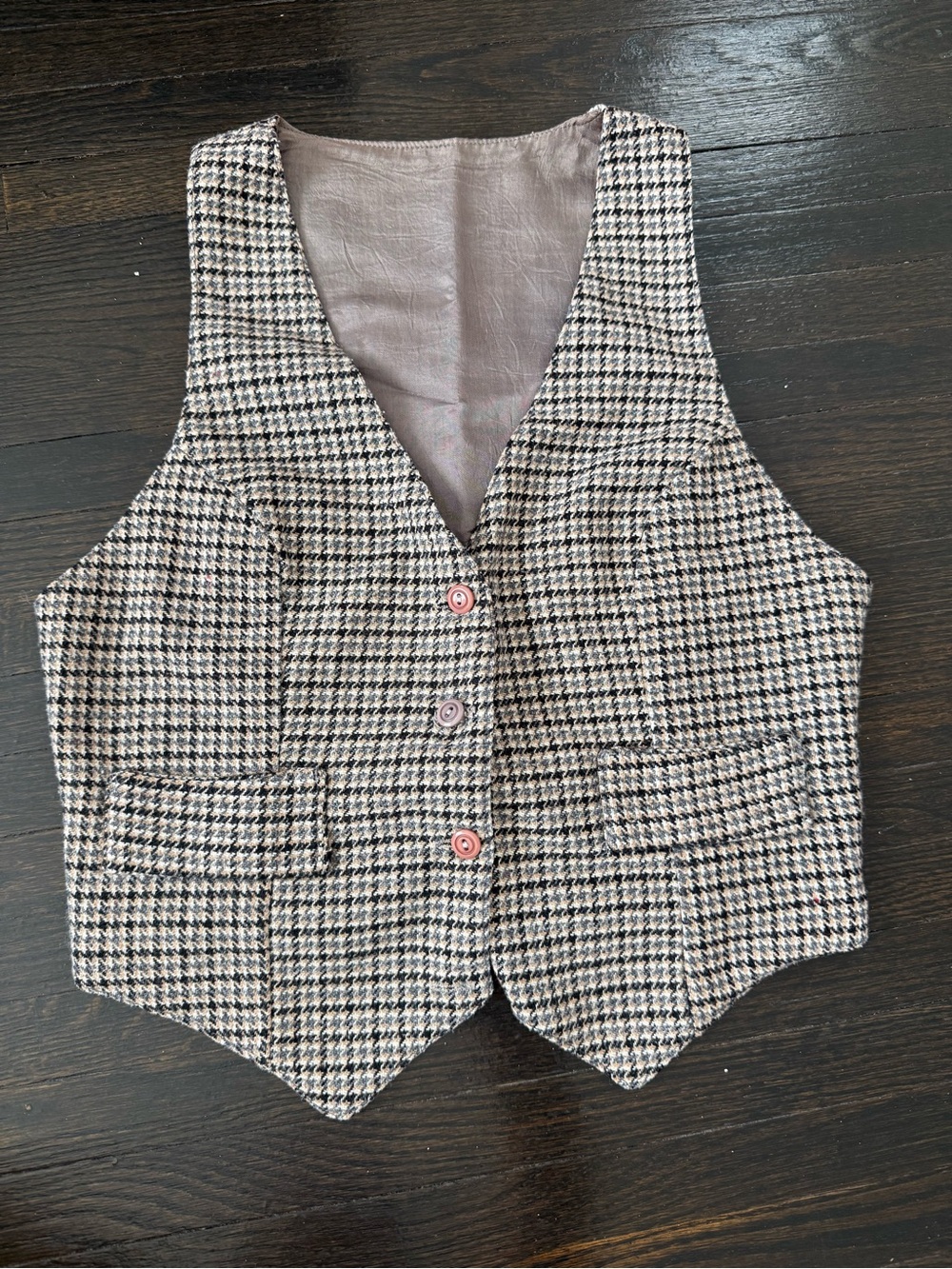 Houndstooth Vest